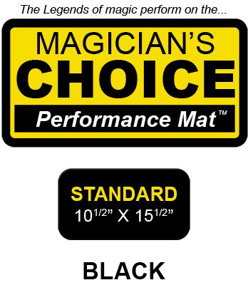 Standard Close-Up Mat (BLACK - 10.5x15.5) by Ronjo - Trick