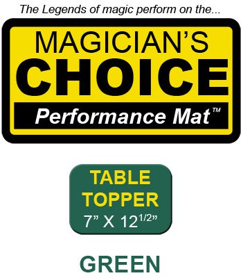 Table Topper Close-Up Mat (GREEN - 7x12.5) by Ronjo - Trick