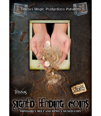 Signed Bending Coins by Titanas video DOWNLOAD