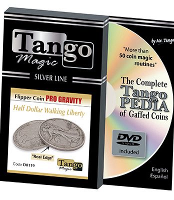 Tango Silver Line Flipper Pro Gravity Walking Liberty (w/DVD) (D0119) by Tango - Trick
