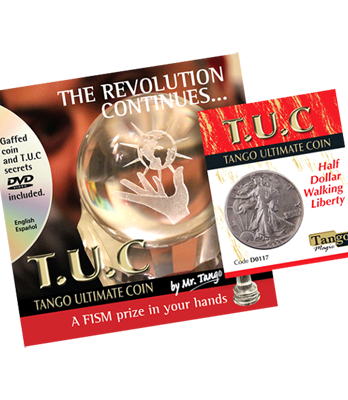 Tango Silver Line T.U.C. (D0117) Walking Liberty Half Dollar (w/DVD) by Tango - Trick
