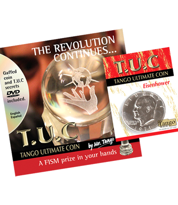 Tango Ultimate Coin (T.U.C)(D0109) Eisenhower Dollar with Online Instructions by Tango - Trick