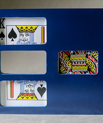Zig Zag Card (Jumbo/Plastic) by Mr. Magic - Trick
