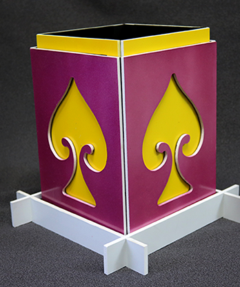 Square Circle Folded (Plastic) by Mr. Magic