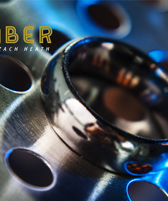 Ash and Ember Silver Curved Size 13 (2 Rings) by Zach Heath - Trick