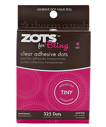 Sticky Dots Tiny (1/8 inch Diameter) Roll of 325