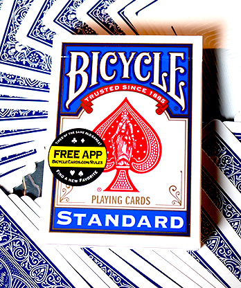 Bicycle Standard Blue Poker Cards (New Box)