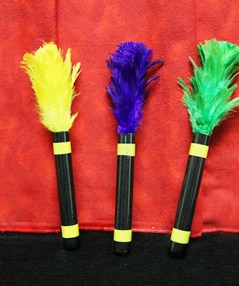 Ultra Visual Color Changing Feather (Small) by Mr. Magic - Trick