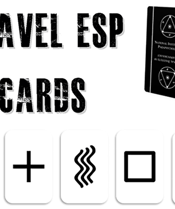 Travel ESP Cards Black (Gimmicks and Online Instructions) by Paul Carnazzo - Trick