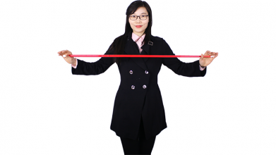 Vanishing Cane (Plastic, RED) by JL Magic