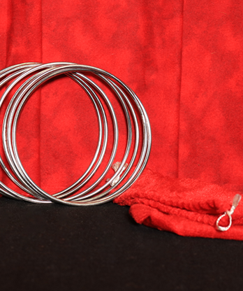 5" Linking Rings SS (7 Rings) by Mr. Magic - Trick
