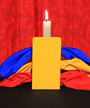 Candle Through Silks (Stage Version) by Mr. Magic - Trick