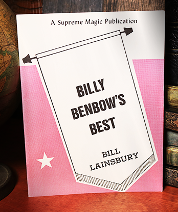 Billy Benbow's Best by Bill Lainsbury - Book