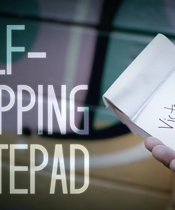 Self-Flipping Notepad (DVD and Gimmick) by Victor Sanz - DVD