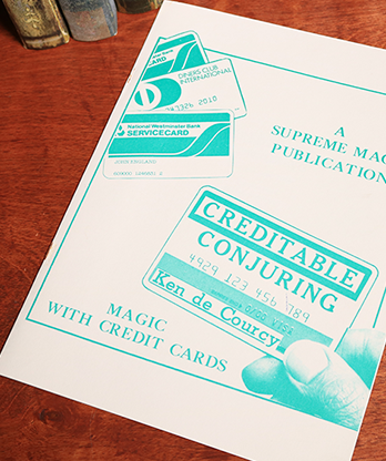 Creditable Conjuring by Ken de Courcy - Book