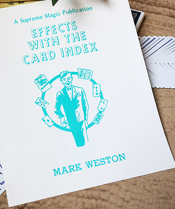 Effects with the Card Index by Mark Weston - Book