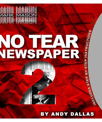 No Tear Newspaper 2 (Gimmick and Online Instructions) by Andy Dallas - Trick