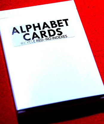 Alphabet Playing Cards Bicycle No Index by PrintByMagic - Trick