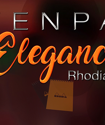 SvenPad® Elegance Rhodia® Edition (Single, Orange Cover) - Trick