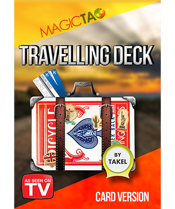 Travelling Deck Card Version Blue (Gimmick and Online Instructions) by Takel - Trick