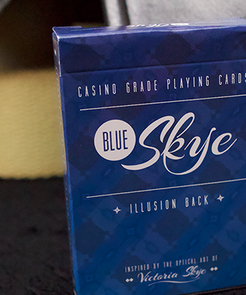 Blue Skye Playing Cards by UK Magic Studios and Victoria Skye