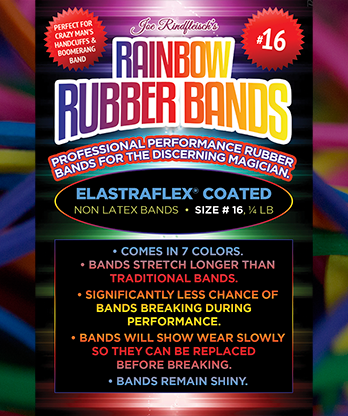 Joe Rindfleisch's SIZE 16 Rainbow Rubber Bands (Combo Pack) - Trick