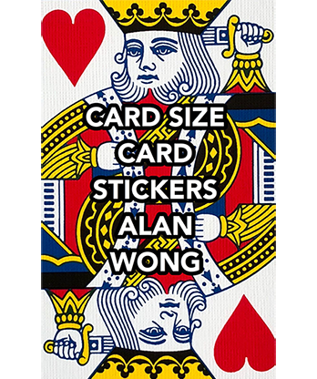 POKER Size Card Stickers by Alan Wong - Trick