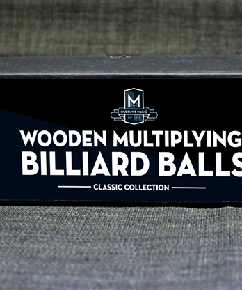 Wooden Billiard Balls (1.75" White) by Classic Collections - Trick