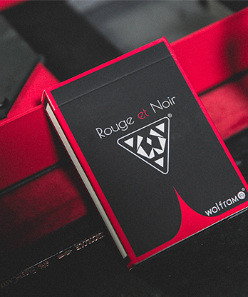 Limited Edition Wolfram V2 Rouge et Noir Playing Cards Collection Set