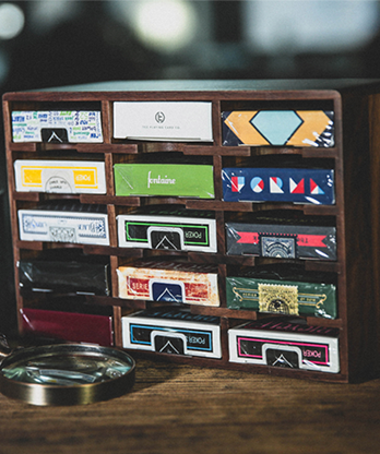 Wooden Playing Cards Cabinet (15 Deck Case) by TCC - Trick