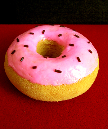 Sponge Pink Doughnut (Sprinkles) by Alexander May - Trick