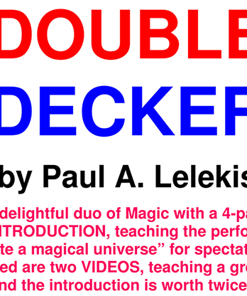 DOUBLE DECKER by Paul A. Lelekis Mixed Media DOWNLOAD