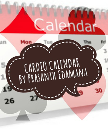 Cardio Calendar by Prasanth Edamana Mixed Media DOWNLOAD