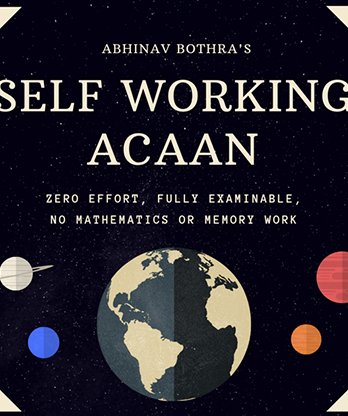 Self-Working ACAAN by Abhinav Bothra Mixed Media DOWNLOAD