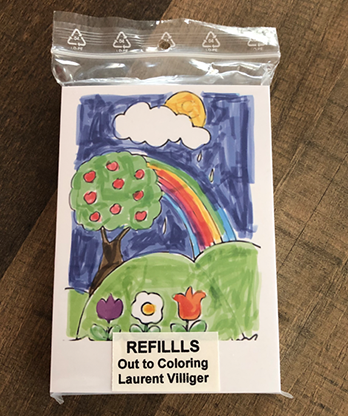 Refill (50) for Out To Coloring (STAGE) by Laurent Villiger - Trick