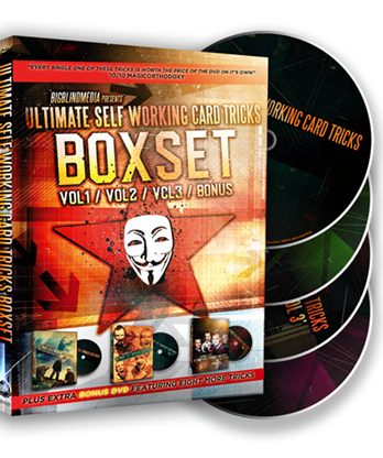 Ultimate Self Working Card Tricks Triple Volume Box Set by Big Blind Media - DVD