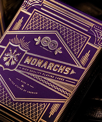 Monarch Royal Edition (Purple) Playing Cards by theory11