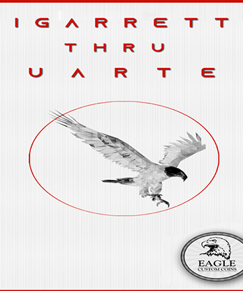 Cigarette Thru Quarter (One Sided) by Eagle Coins - Trick