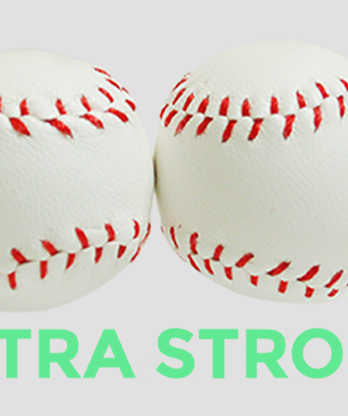 Strong Chop Cup Balls White Leather (Set of 2) by Leo Smetsers - Trick