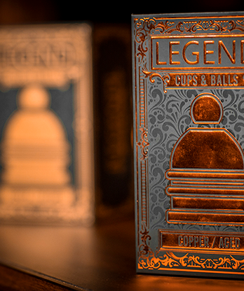 LEGEND Cups and Balls (Copper/Aged) by Murphy's Magic  - Trick