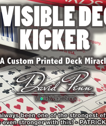 Invisible Deck Kicker (Gimmicks and Online Instructions) by David Penn - Trick