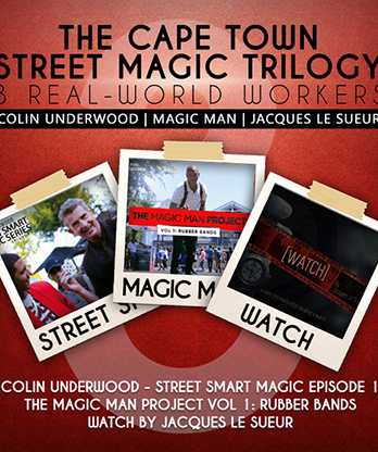 The Cape Town Street Magic Trilogy by Magic Man, Colin Underwood and Jaques Le Suer video DOWNLOAD