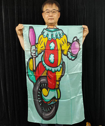 Character Silk (Clown) 35 X 43  by JL Magic - Trick