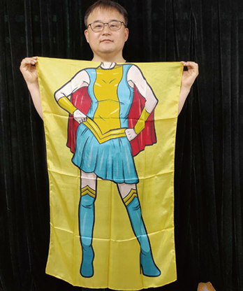 Character Silk (Super Girl) 35 X 43  by JL Magic - Trick