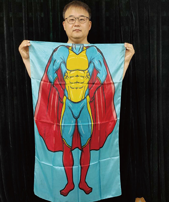 Character Silk (Super Boy) 35 X 43  by JL Magic - Trick