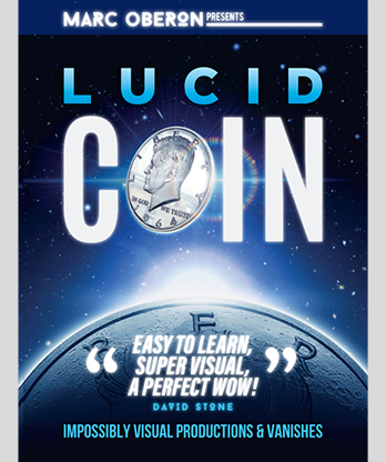 LUCID COIN (Gimmick and Online instructions)by Marc Oberon - Trick