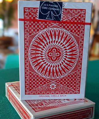 Experts Thin Crushed Printed on Web Press Tally Ho Circle Back (Red) Playing Cards