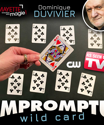 Impromptu Wild Card (Gimmicks and Online Instructions) by Dominique Duvivier   - Trick