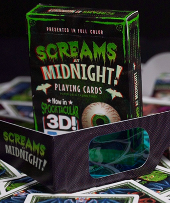 Screams at Midnight Playing Cards (3D-Glasses INCLUDED)