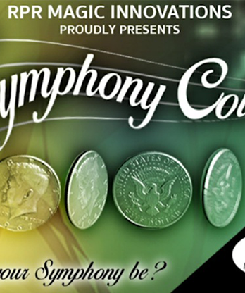 Symphony Coins (US Quarter) Gimmicks and Online Instructions by RPR Magic Innovations - Trick